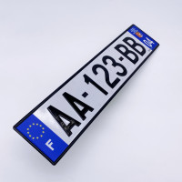 Plaque Immatriculation Voiture (Aluminium)