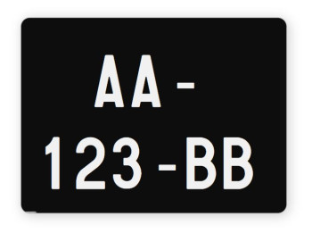 Plaque en plexiglass - standard