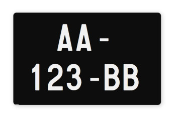 Plaque en plexiglass - standard